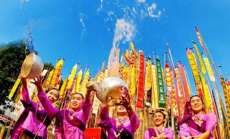 Songkran festival in Bangkok